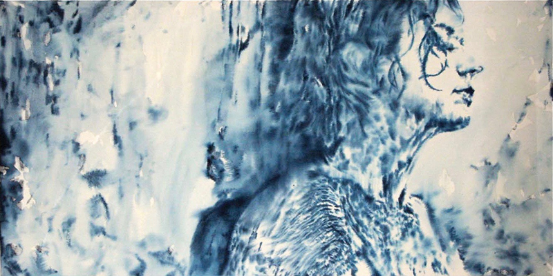 Dieter Mammel - Baby Blue . 2007 . 100x180 cm